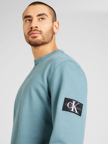 Calvin Klein Jeans Sweatshirt in Blauw