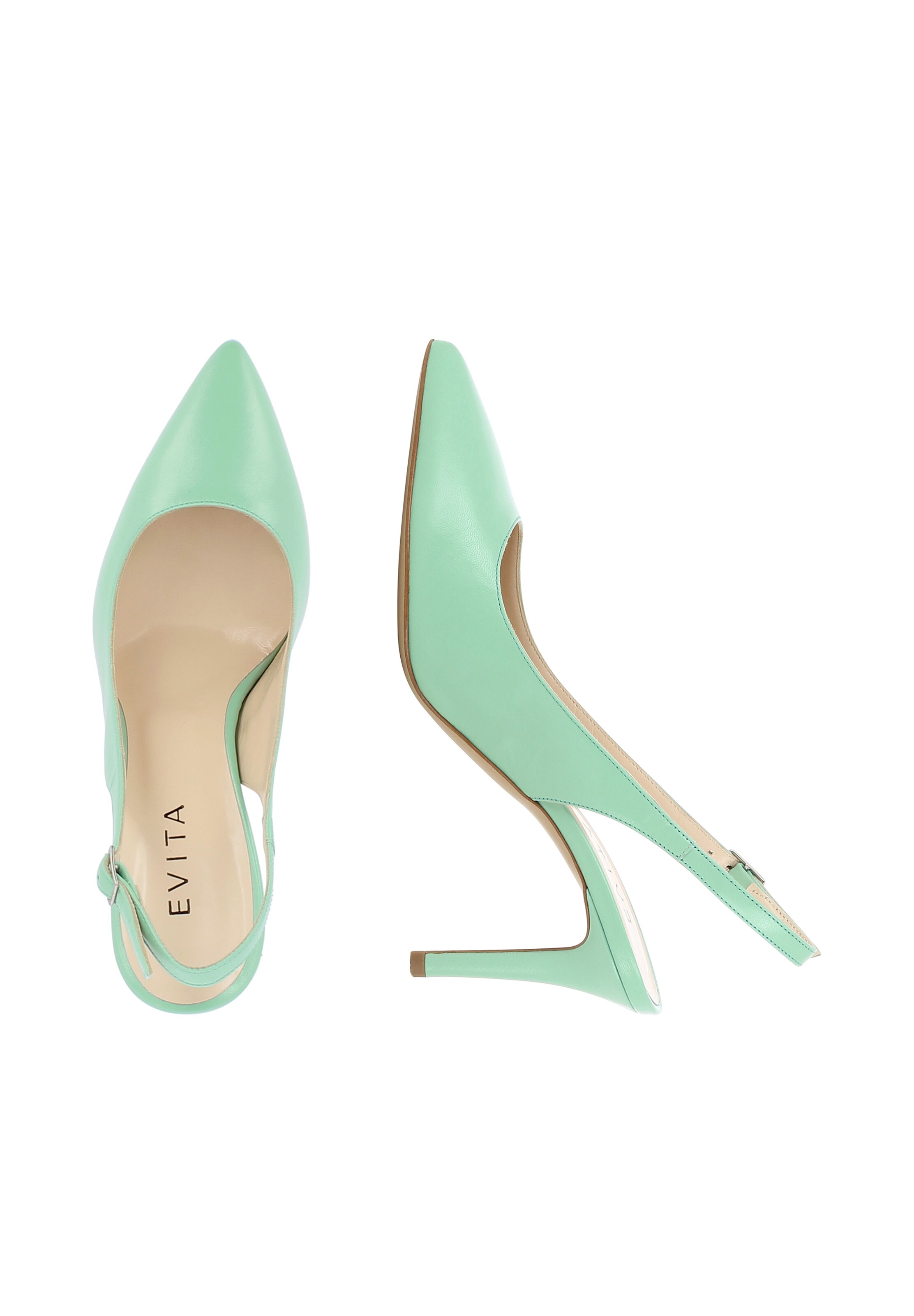 EVITA Slingback pumps in Green