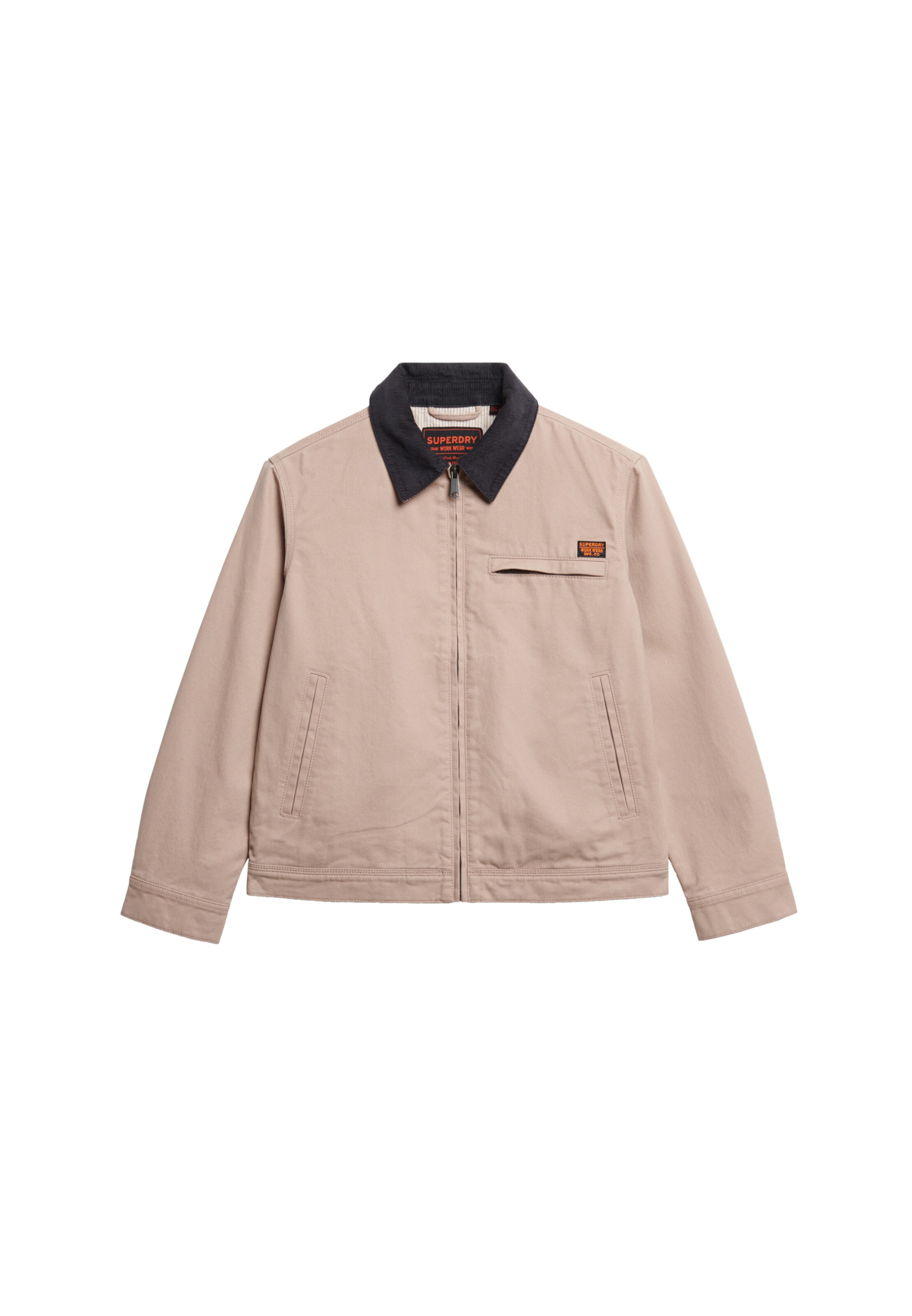 Superdry Tussenjas 'Ranch' in Bruin: voorkant