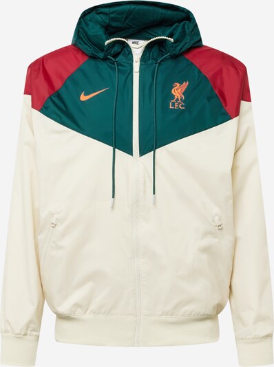 Geacă sport 'Liverpool FC' NIKE pe bej / verde smarald / roşu închis, Vizualizare produs