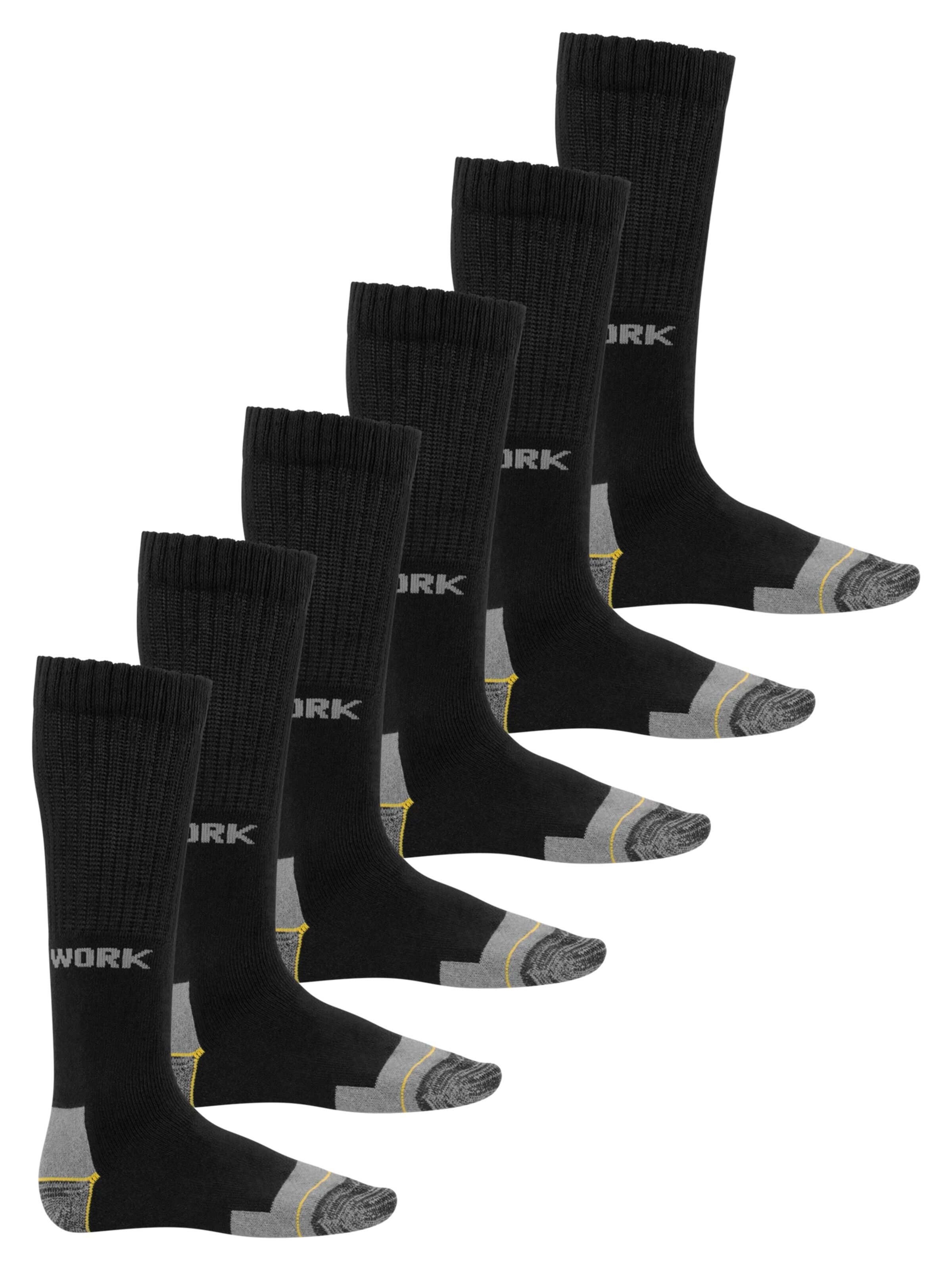 MT Knee High Socks 'Workwear' in Grey: front