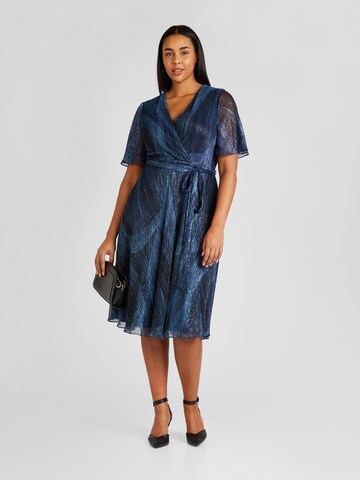 Robe de cocktail SWING Curve en bleu