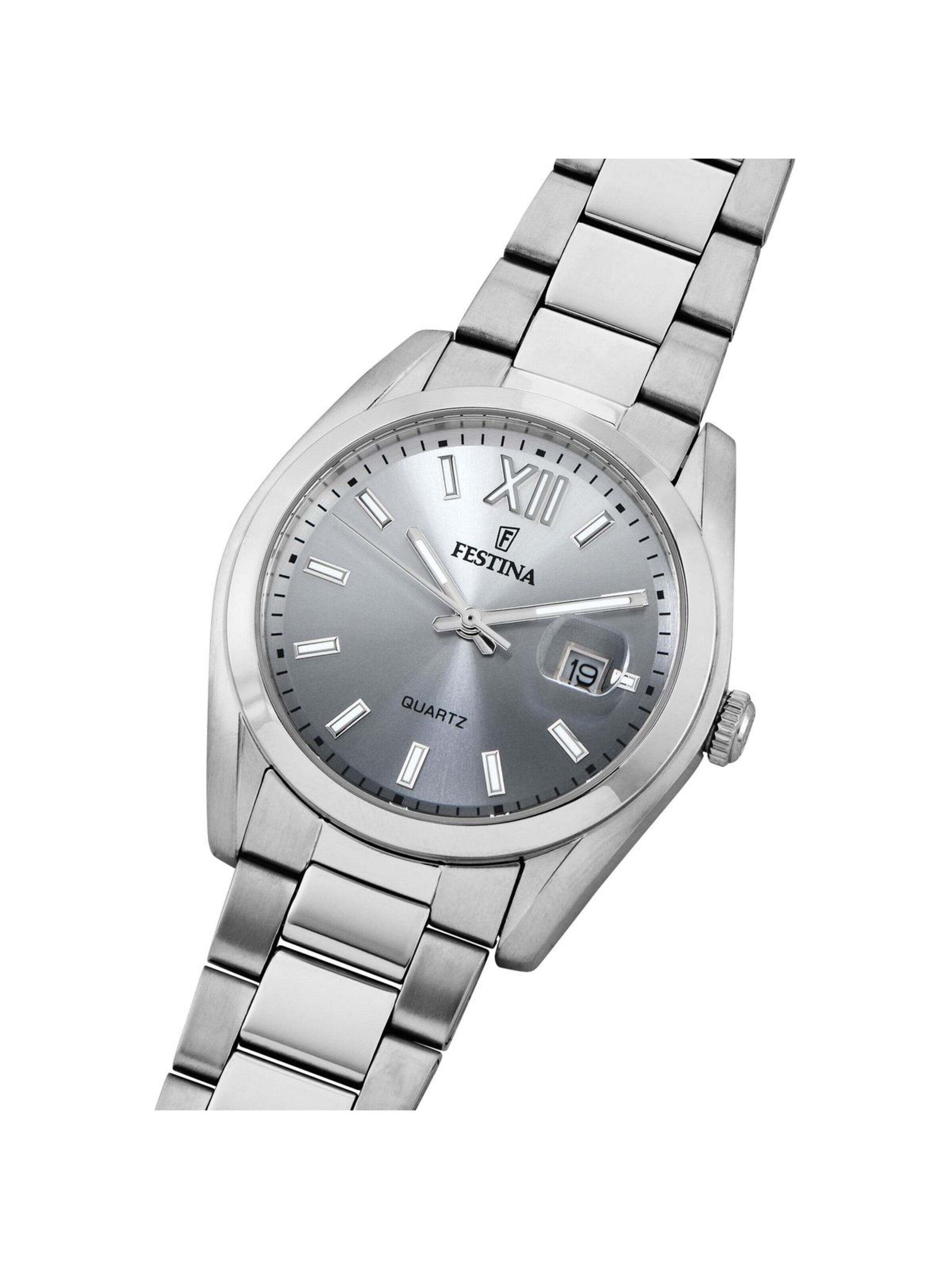 FESTINA Analoog horloge 'Festina - Watch Acero Clasico - Quartz watch movement - Watch case width: 40 mm' in Grijs