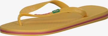 Tongs 'Classic Brasil II Fem 80408' Ipanema en jaune : devant