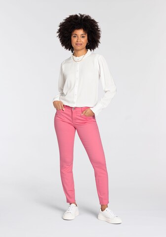 HECHTER PARIS Skinny Hose in Pink