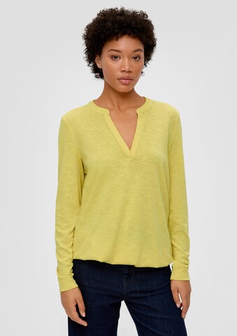 T-shirt s.Oliver en jaune : devant