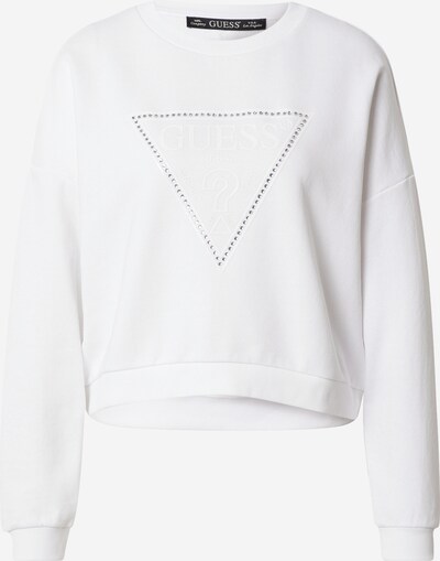 GUESS Sweater majica 'ROSATEA' u srebro / prljavo bijela, Pregled proizvoda