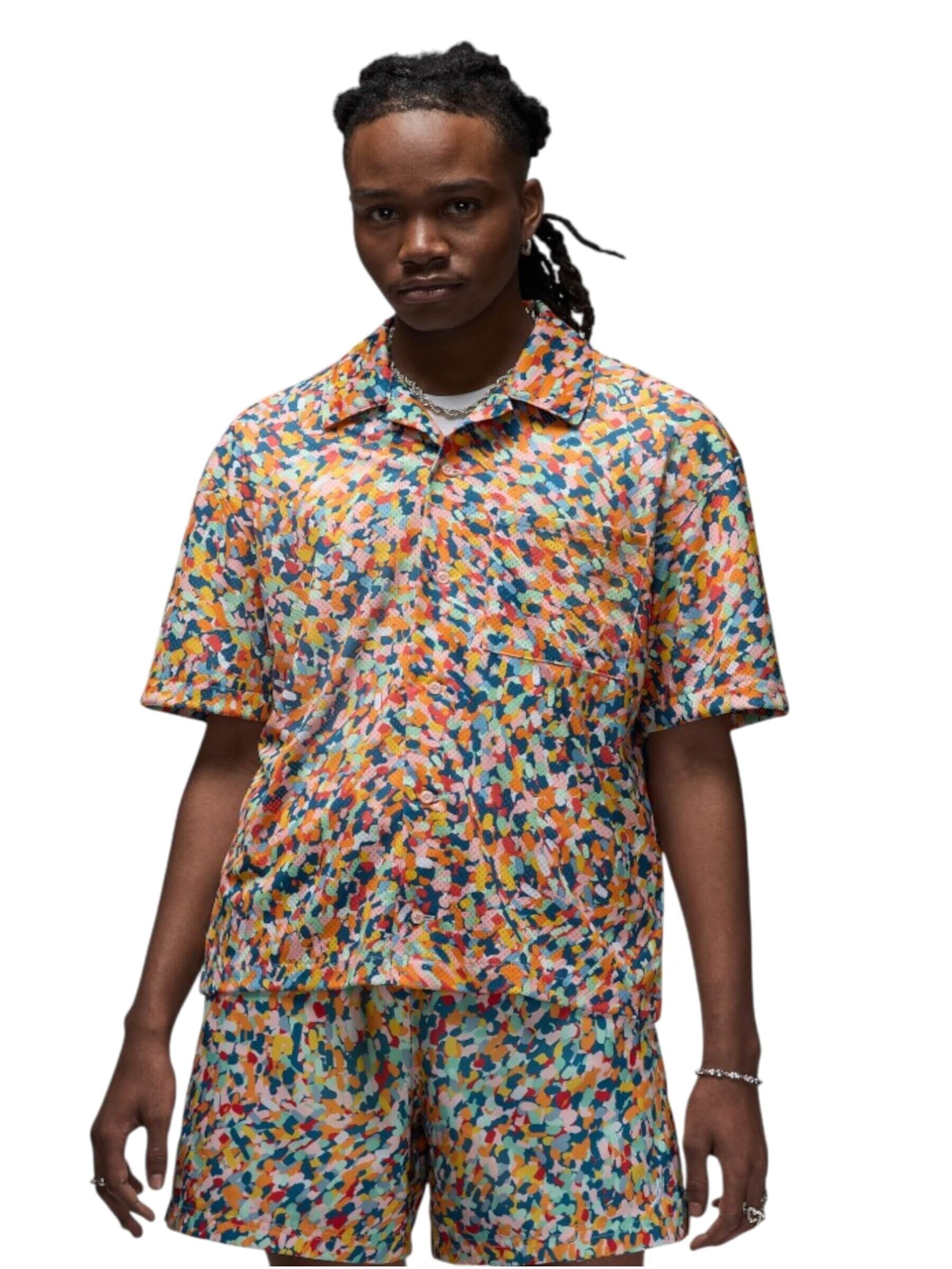 Comfort fit Camicia 'ESS Poolside' di Jordan in rosa: frontale