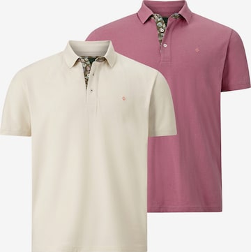 Charles Colby Shirt 'Earl Lachlan' in Roze: voorkant