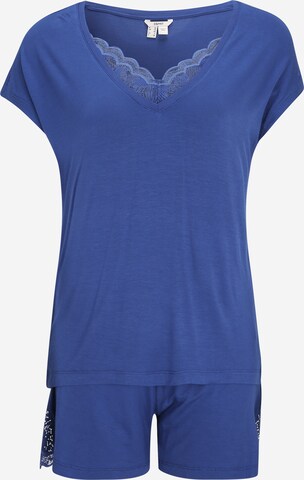 ESPRIT Short Pajama Set in Blue: front