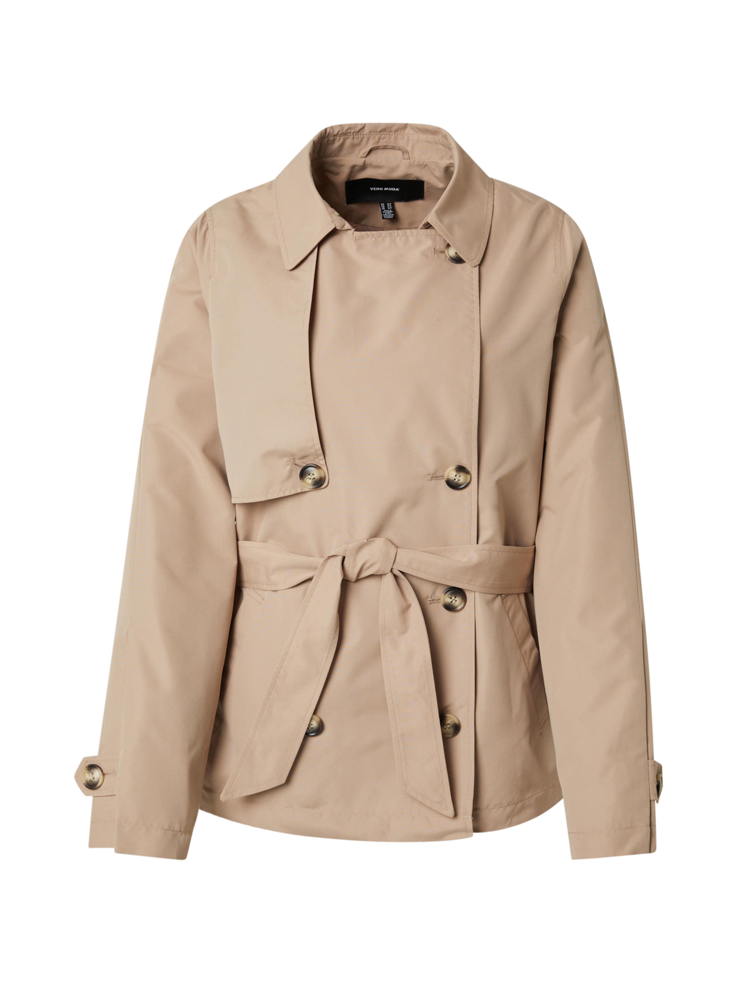Vero Moda Tall Mantel 'VMZOA' in Beige: Vorderseite