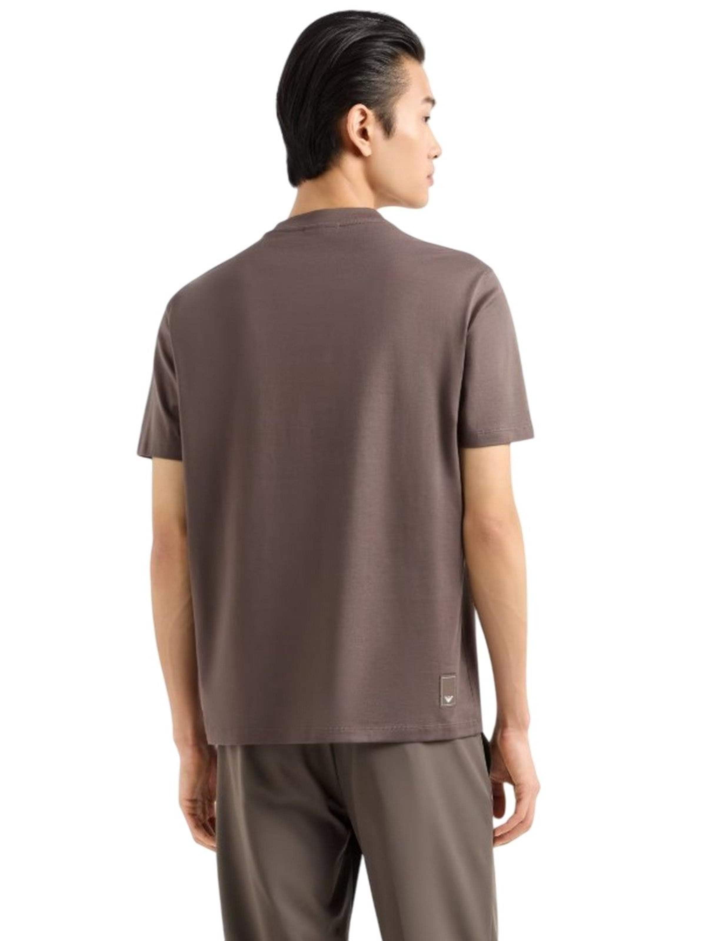 Emporio Armani - Camiseta térmica en marrón