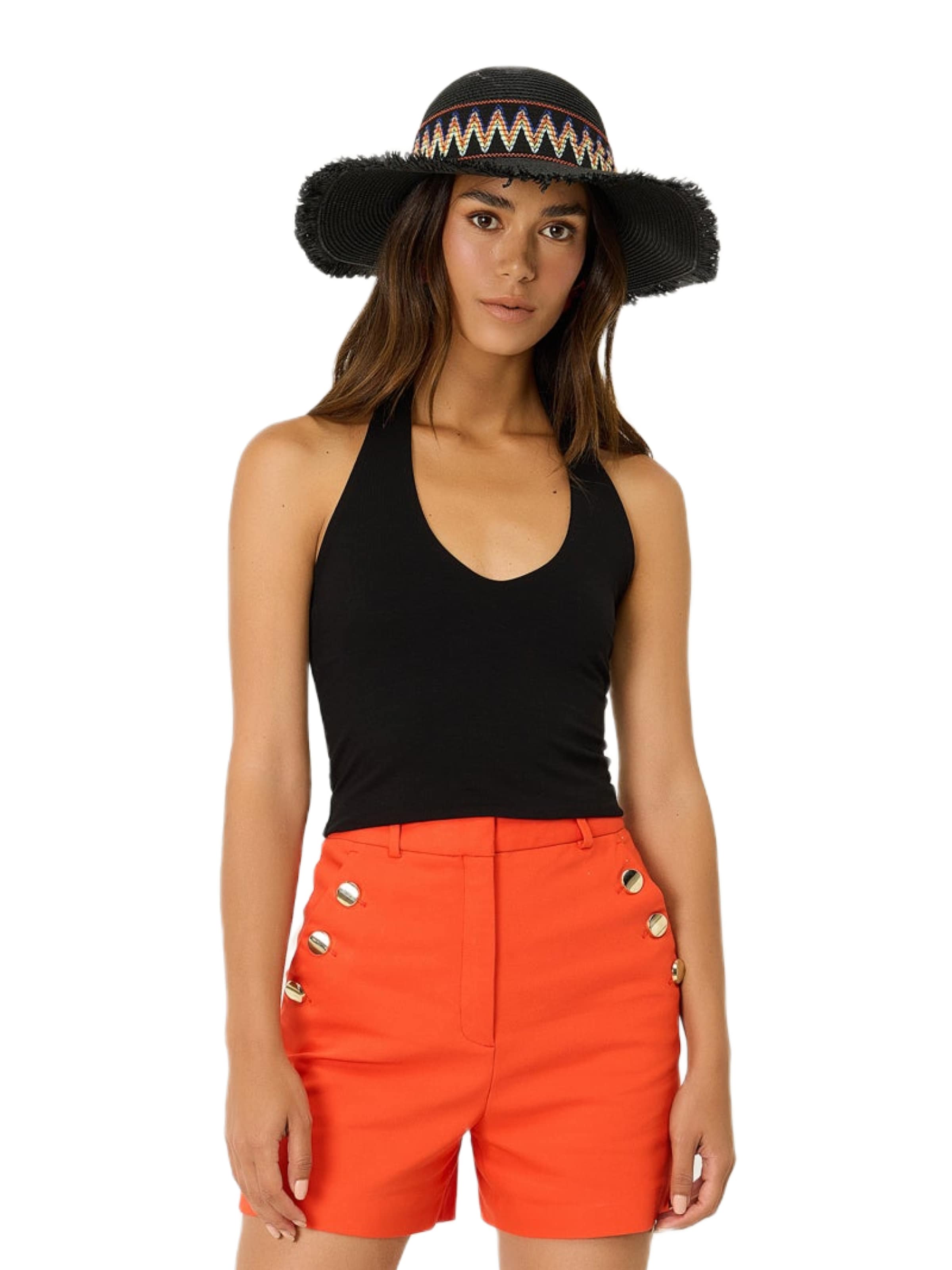 No Matter What Top in Black: front