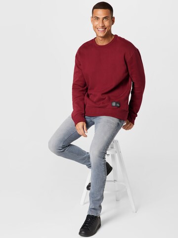 HOLLISTER Sweatshirt 'JOCKTAG' in Rot