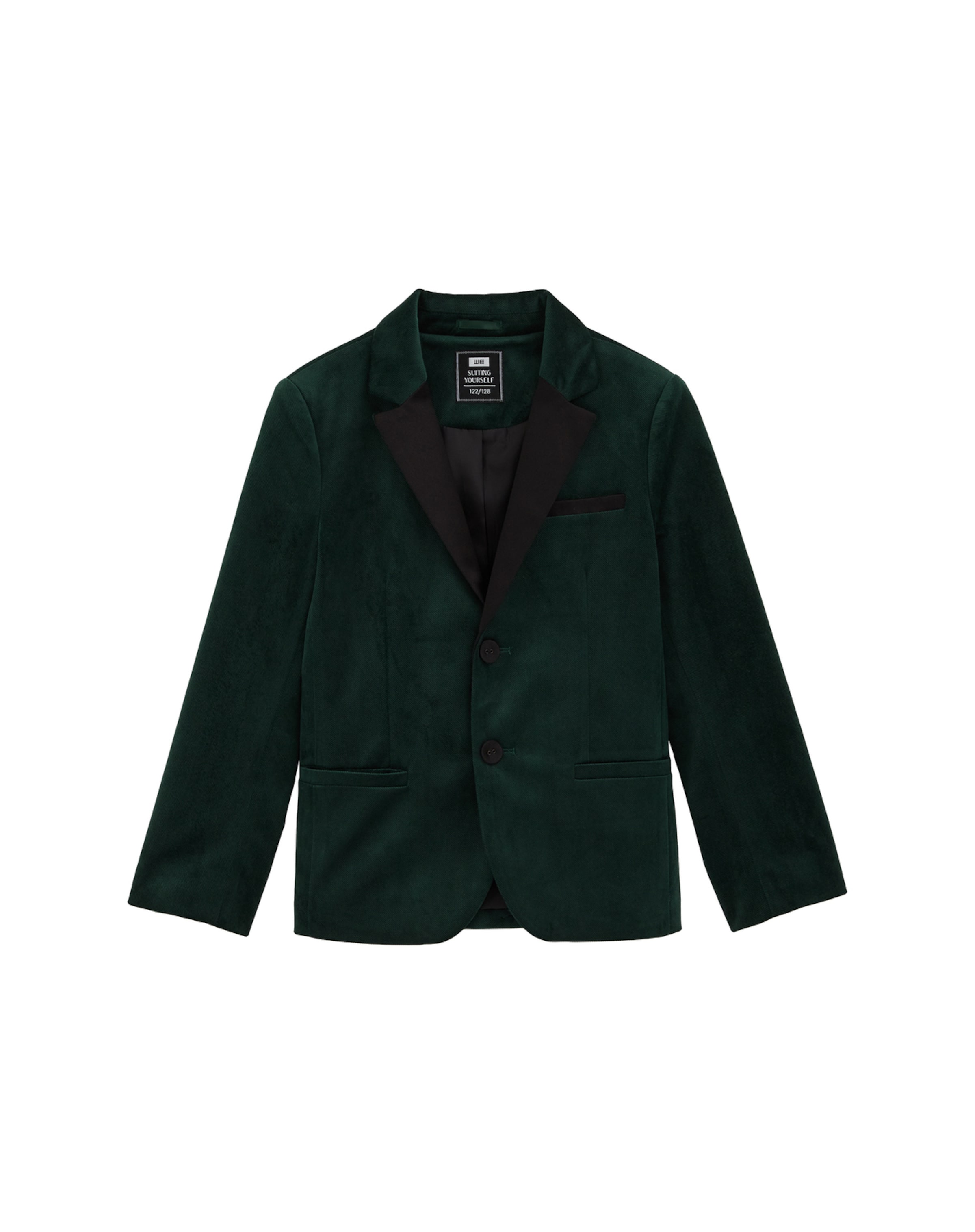 WE Fashion Colbert in Groen: voorkant