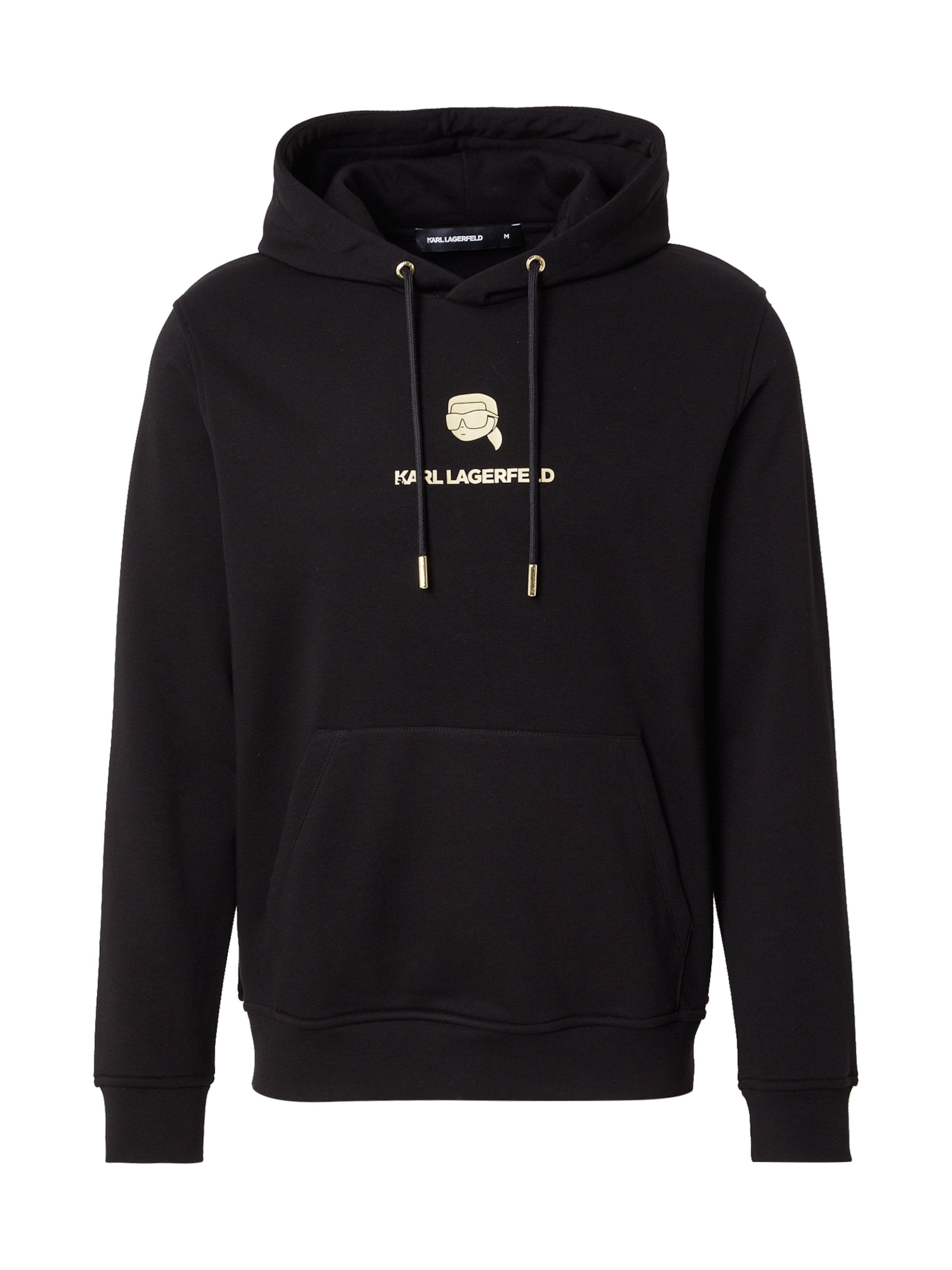Karl Lagerfeld Μπλούζα φούτερ σε μαύρο: μπροστά