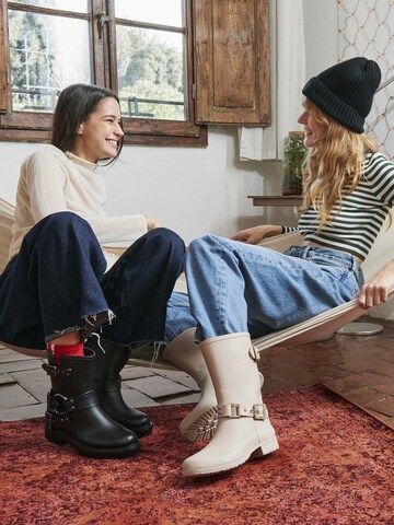 Stivale di gomma 'Wellies' di COLORS OF CALIFORNIA in bianco: lato