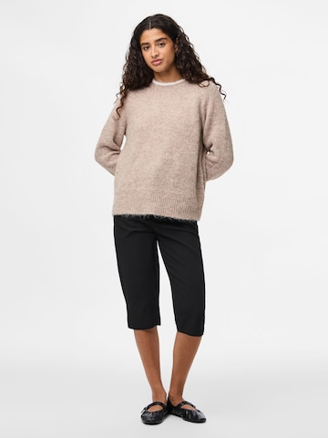 Pull-over 'PCIvy' PIECES en beige