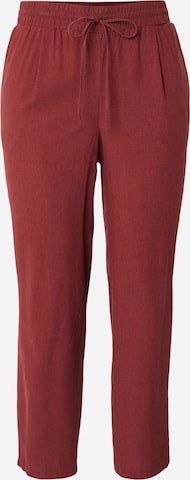 raudona Vero Moda Curve Standartinis Klostuotos kelnės 'VMJESMILO': priekis