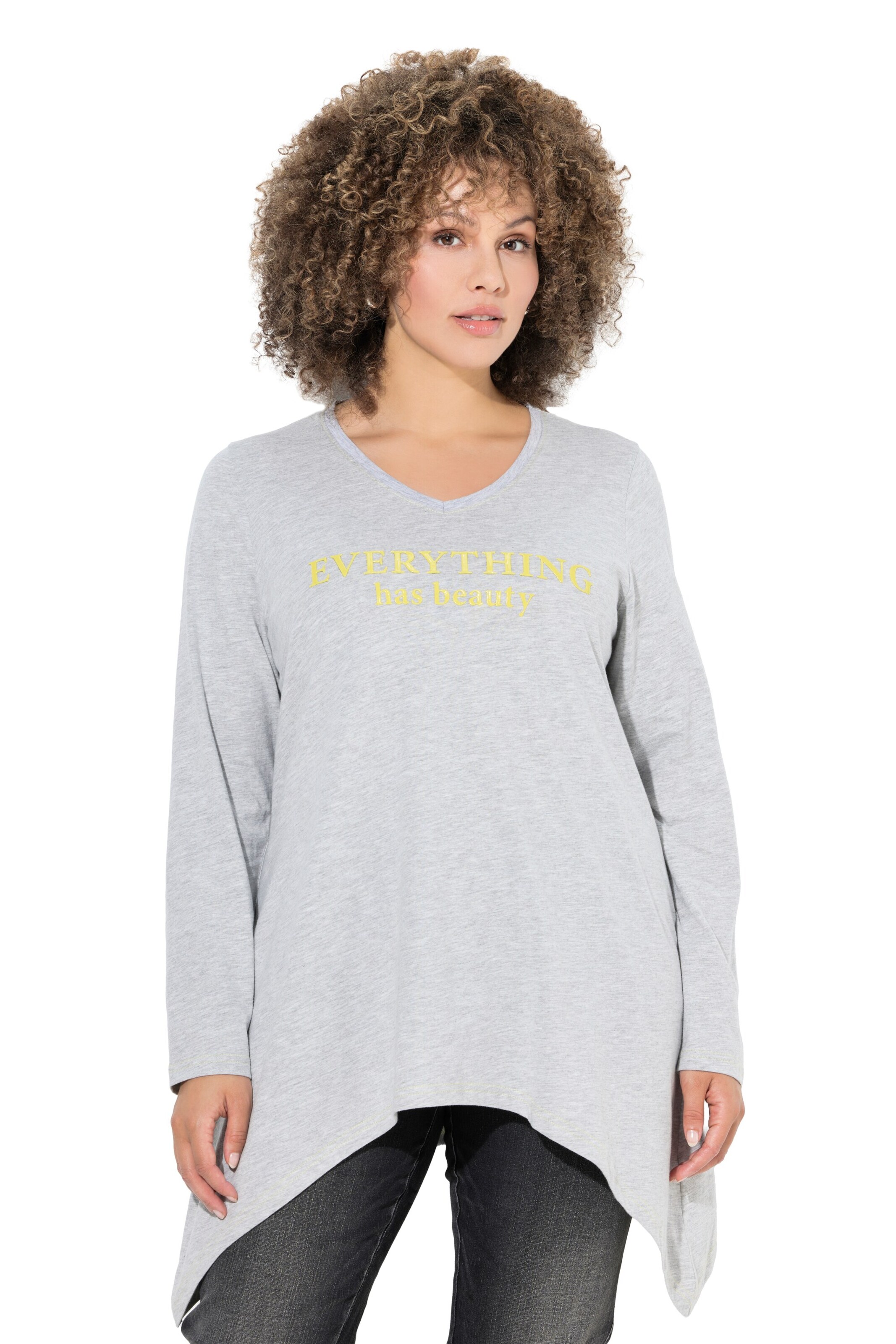 Ulla Popken Shirt in Grey: front