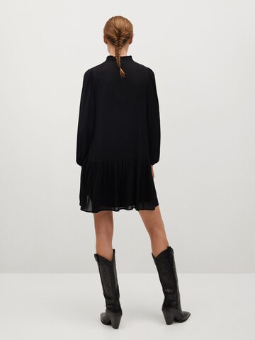 MANGO Shirt Dress 'Sofia' in Black