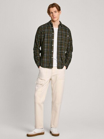 Pepe Jeans Regular Fit Hemd 'MAX' in Grün