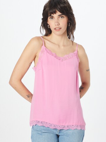 VILA Top 'Cava' in Pink: front