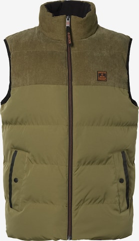 Gilet de sport 'Dalgate' INDICODE JEANS en vert : devant