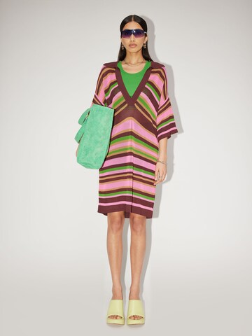 LeGer by Lena Gercke Gebreide jurk 'Dorina' in Gemengde kleuren: voorkant
