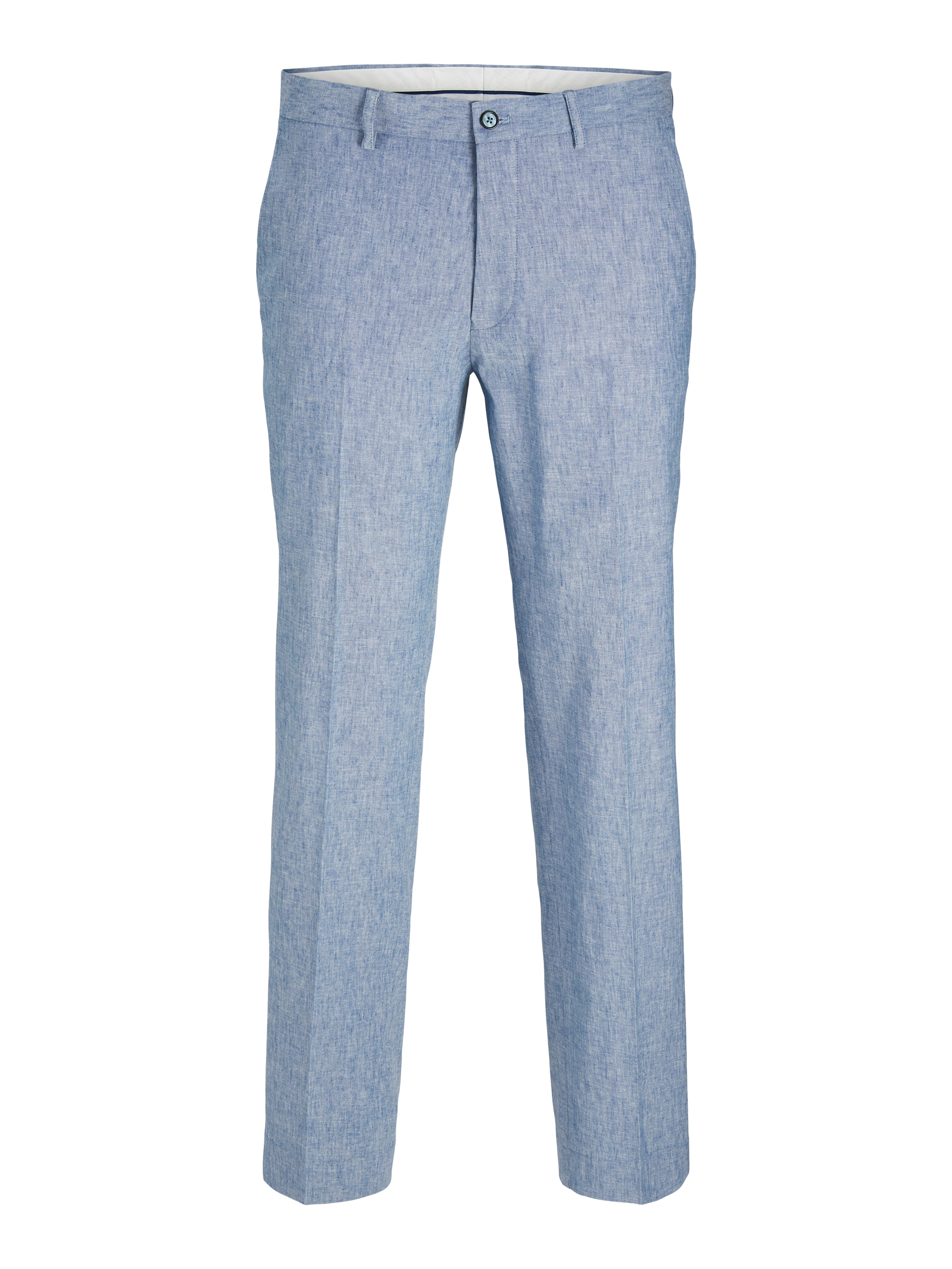 JACK &amp; JONES Slim fit Trousers with creases &#x27;JPRRIVIERA&#x27; in Blue: front