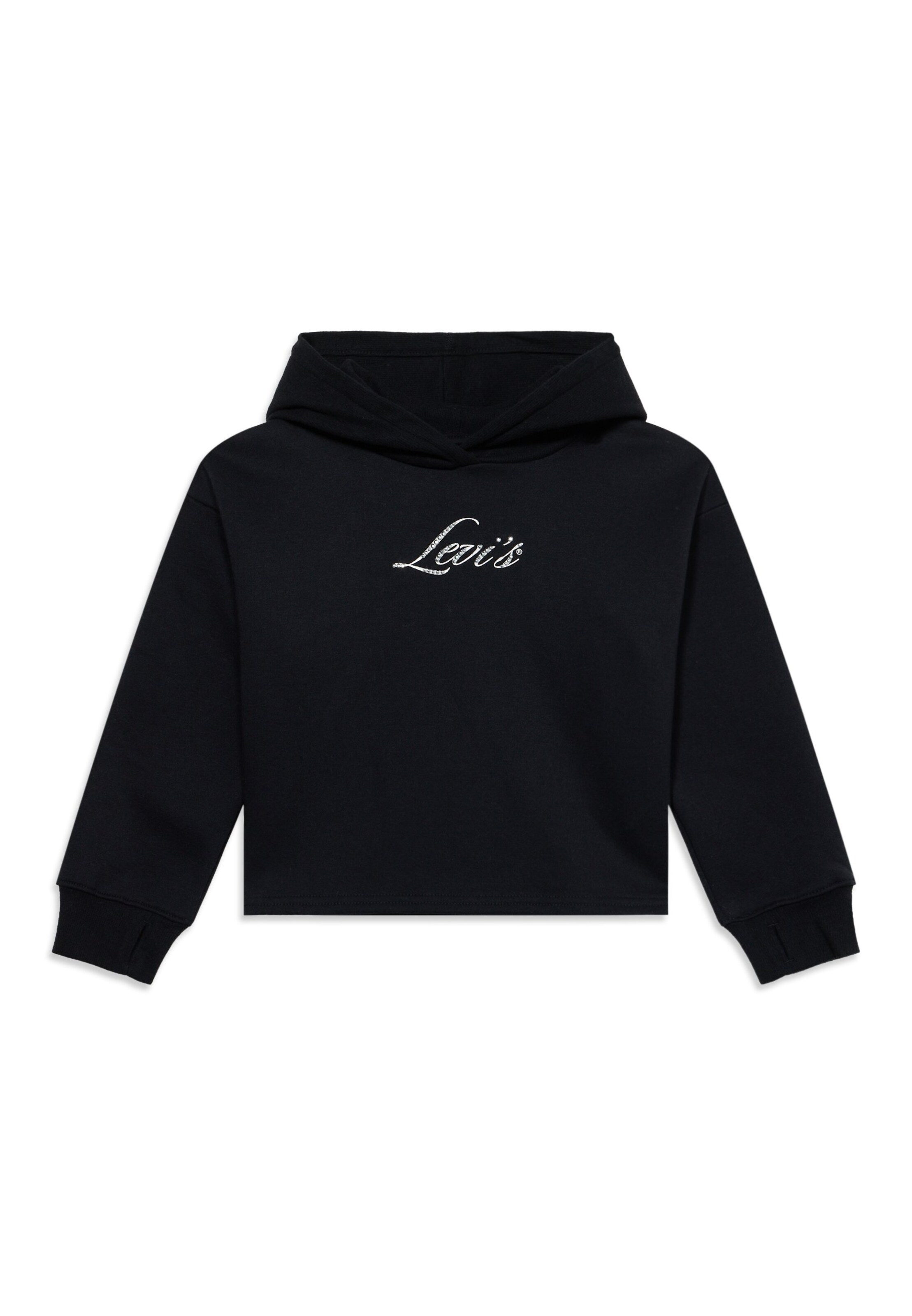 Levi's Kids Sweatshirt in Zwart: voorkant