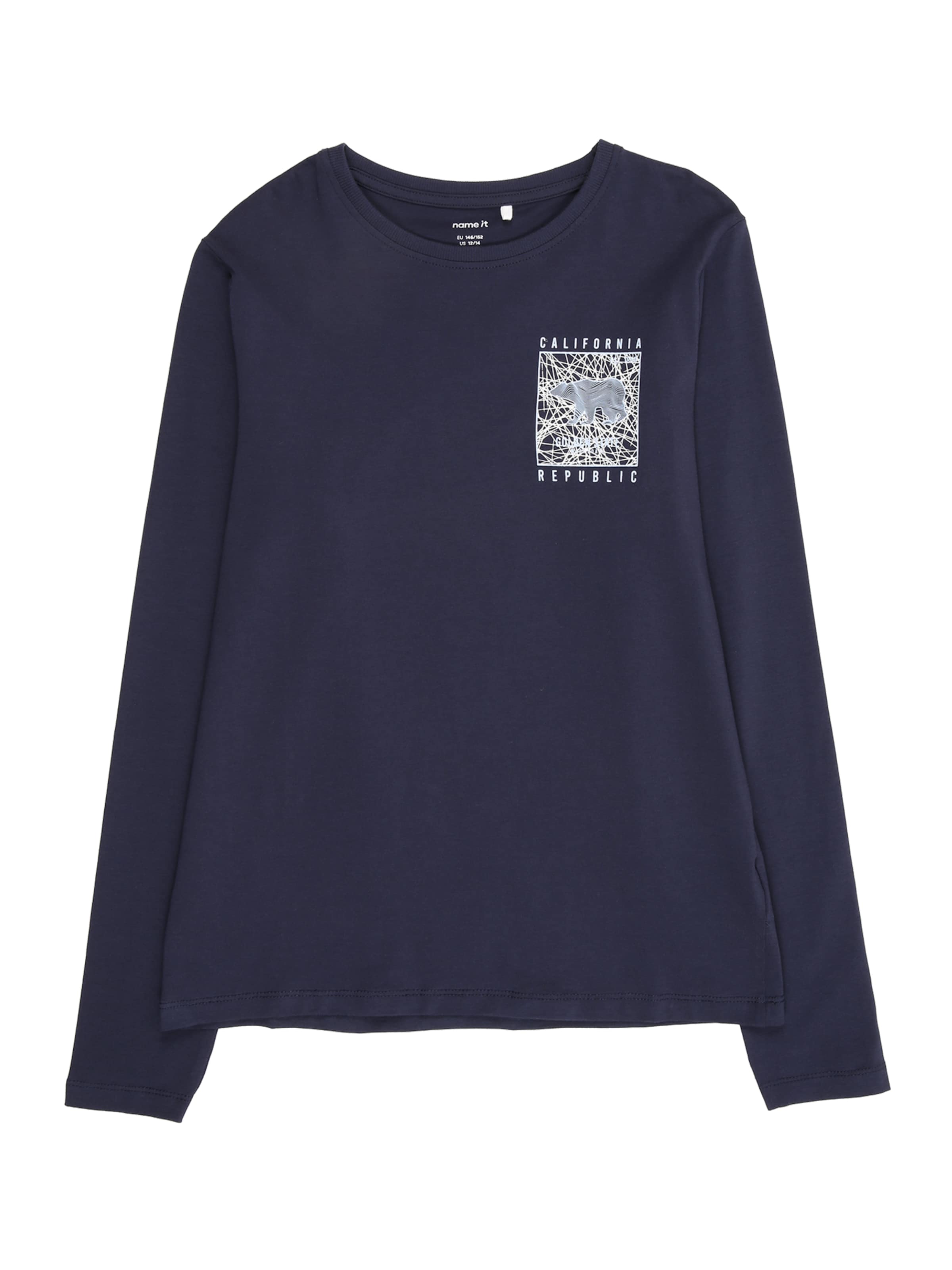 NAME IT Póló 'NKMVUX' - kék: elől