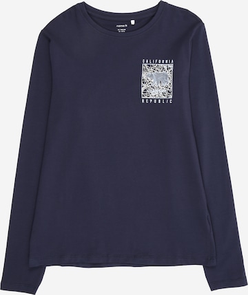 NAME IT Póló 'NKMVUX' - kék: elől