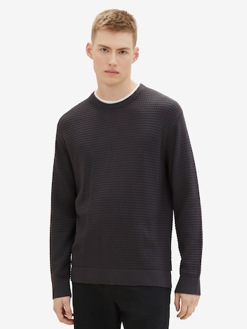 TOM TAILOR DENIM Sweater in Dark Grey | ABOUT YOU