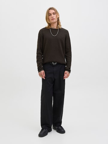 JACK & JONES Свитер 'JJEGEORGE' в Коричневый
