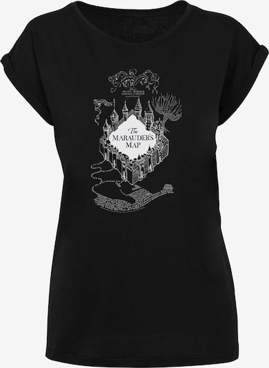 F4NT4STIC T-Shirt 'Harry Potter The Marauder's Map' in schwarz / weiß, Produktansicht