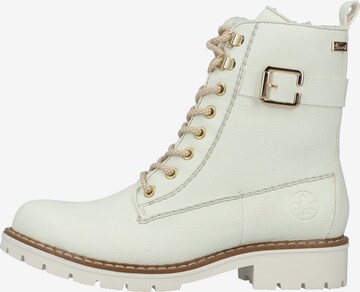 Rieker - Botines con cordones en blanco