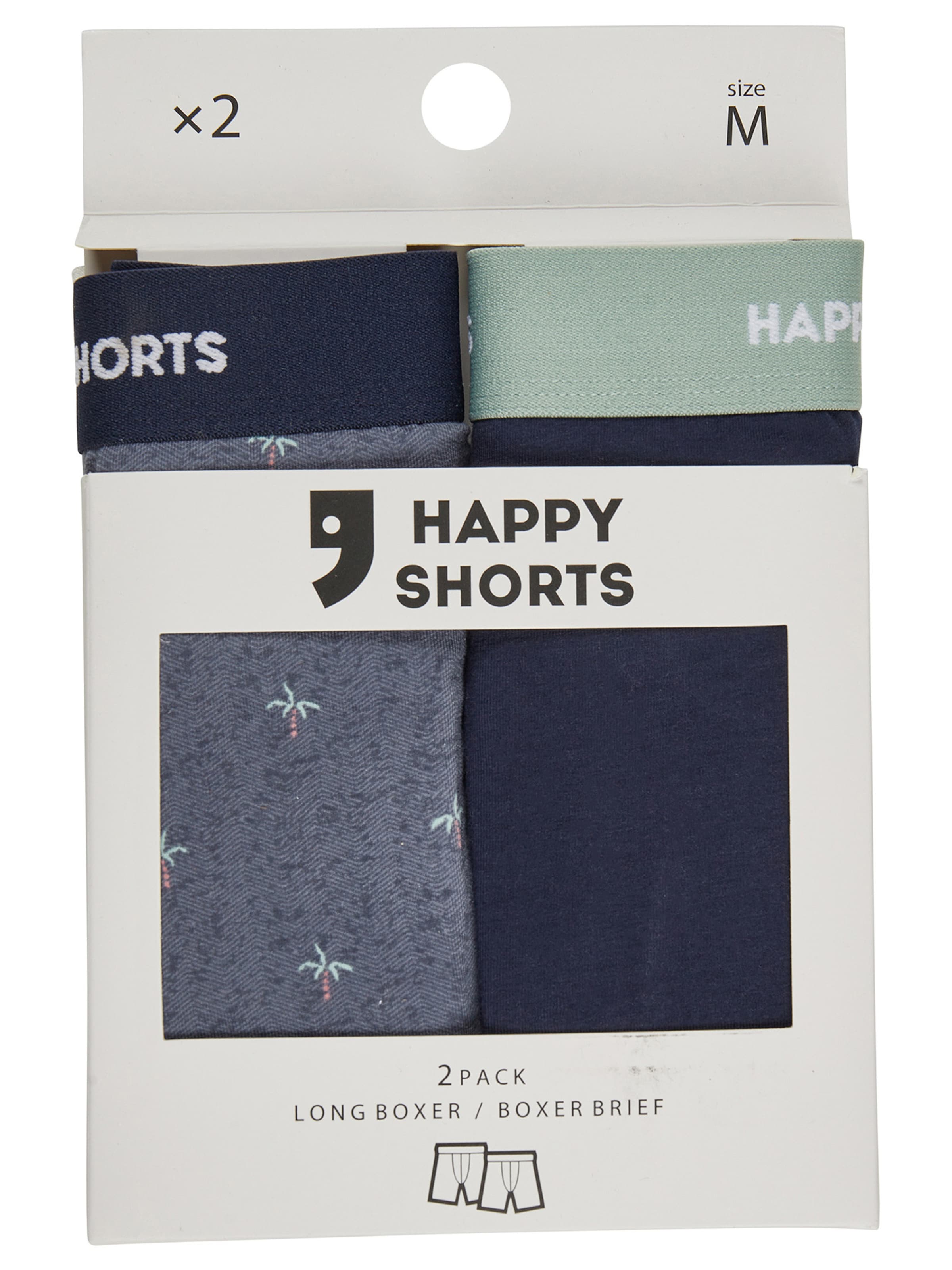 Happy Shorts - Boxers ' Motive ' em azul