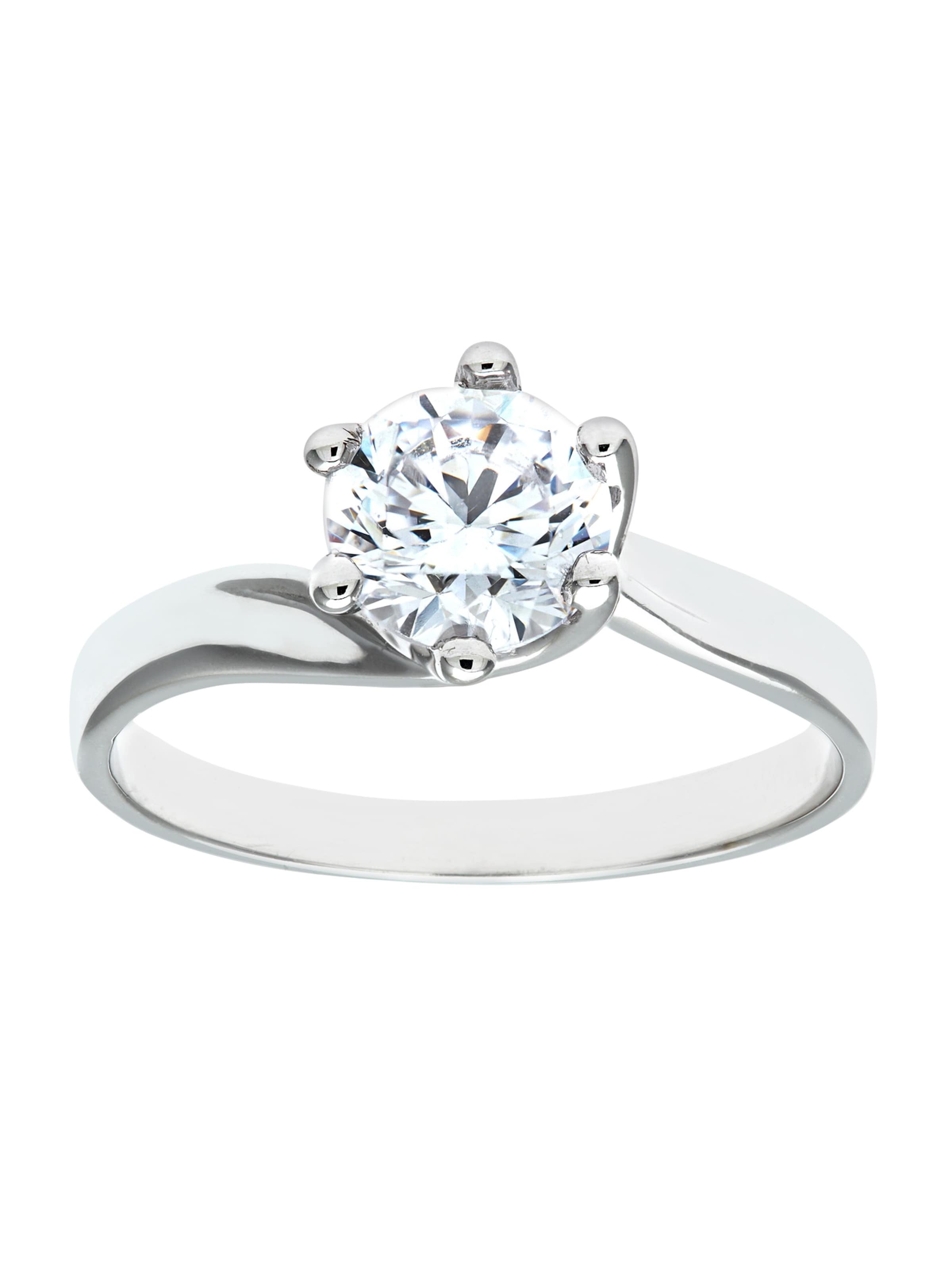 DIAMANT LETERNEL Ring in Silver: front