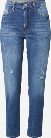 ESPRIT Slimfit Jeans in Blauw: voorkant