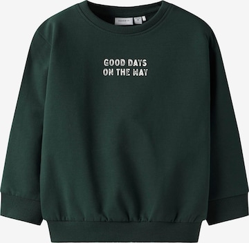 NAME IT - Sudadera en verde: frente