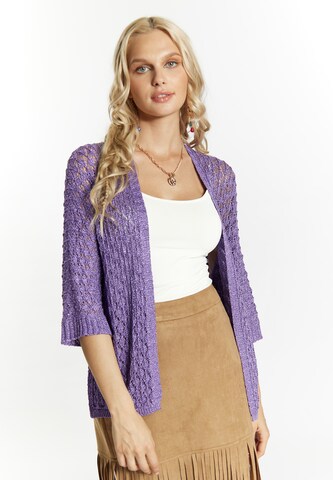 IZIA Knit cardigan in Purple