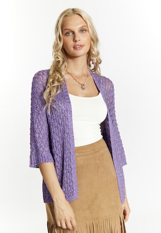 Cardigan IZIA en violet