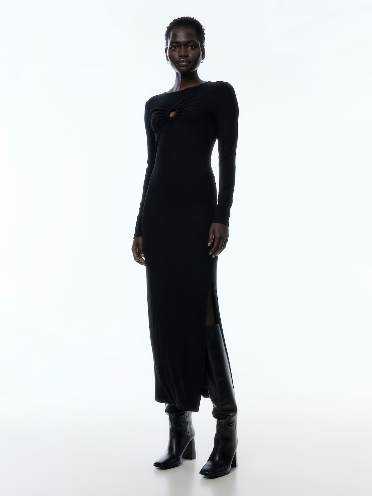 EDITED Jurk 'Tonie' Zwart