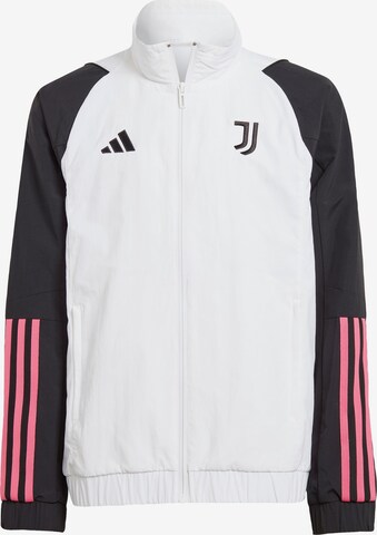 ADIDAS PERFORMANCE Sportjacke 'Juventus Turin Tiro 23' in Weiß: predná strana