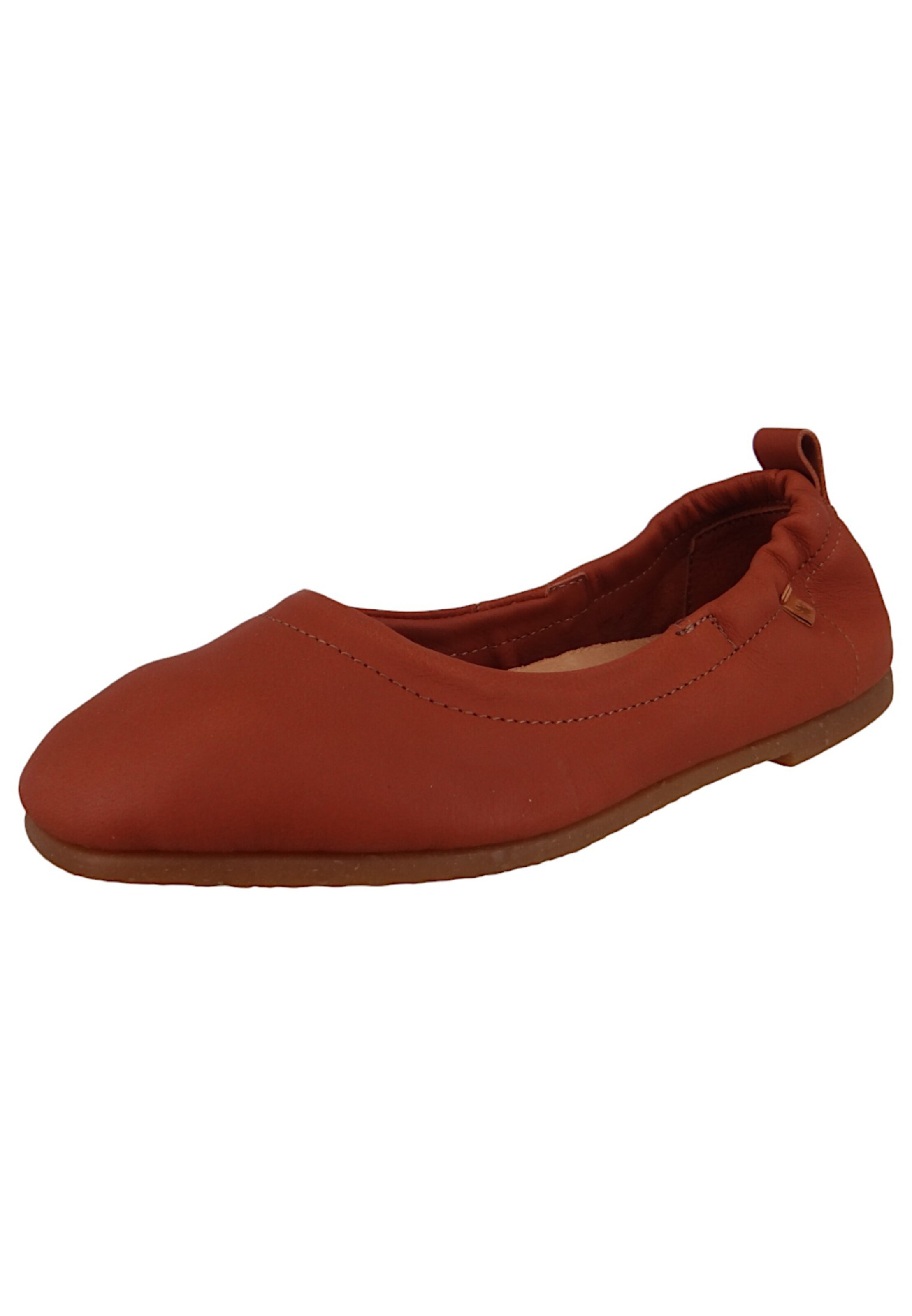 EL NATURALISTA Ballet Flats 'Croche' in Brown: front
