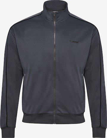Veste de survêtement Hummel en gris : devant