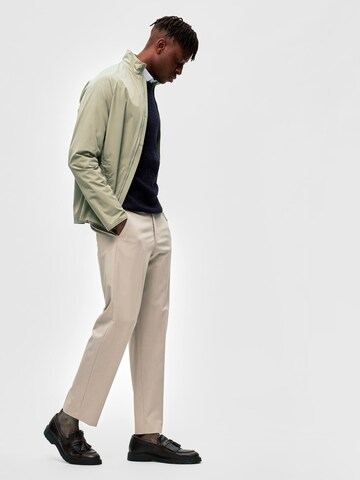 SELECTED HOMME Regular Pantalon 'LIAM' in Grijs