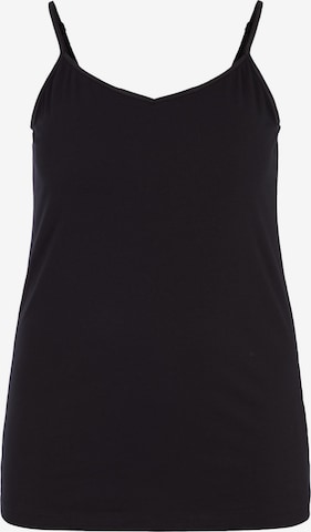 Zizzi Top in Black: front