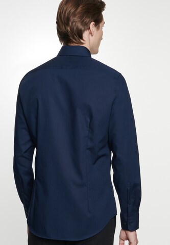 SEIDENSTICKER Slim fit Zakelijk overhemd in Blauw